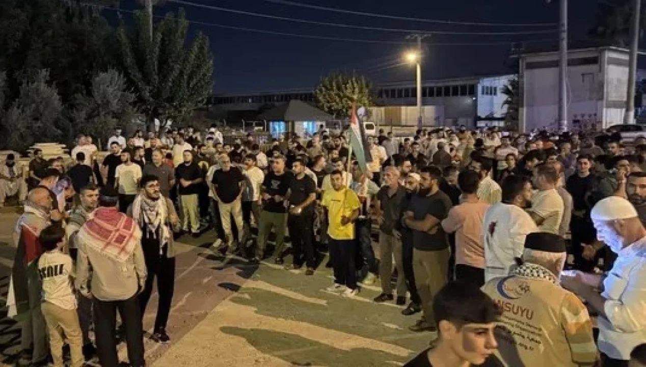 Adana’da İsrail protestosu