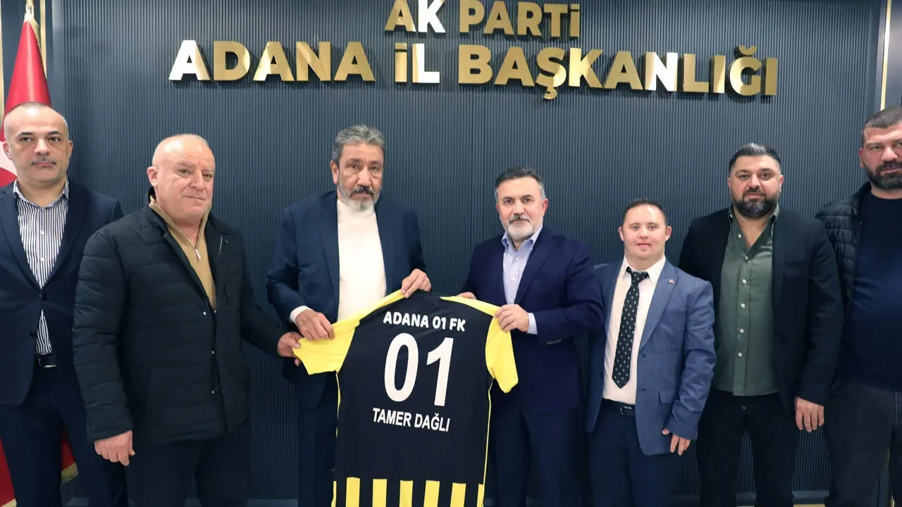 Adana 01 FK’dan AK Parti İl Başkanı Tamer Dağlı’ya Nezaket Ziyareti