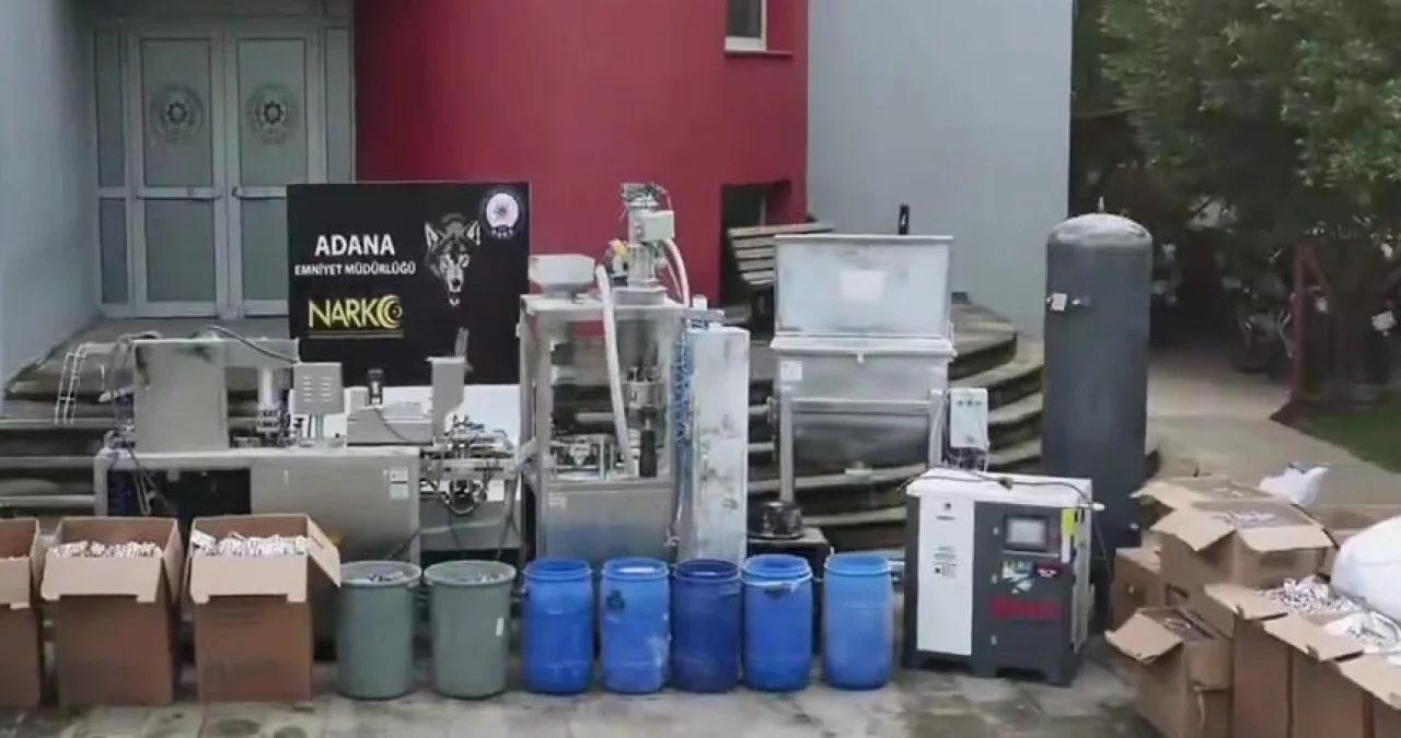 Türkiye’nin En Büyük Sentetik Ecza Operasyonlarından Biri: Adana’da İmalathane Baskını