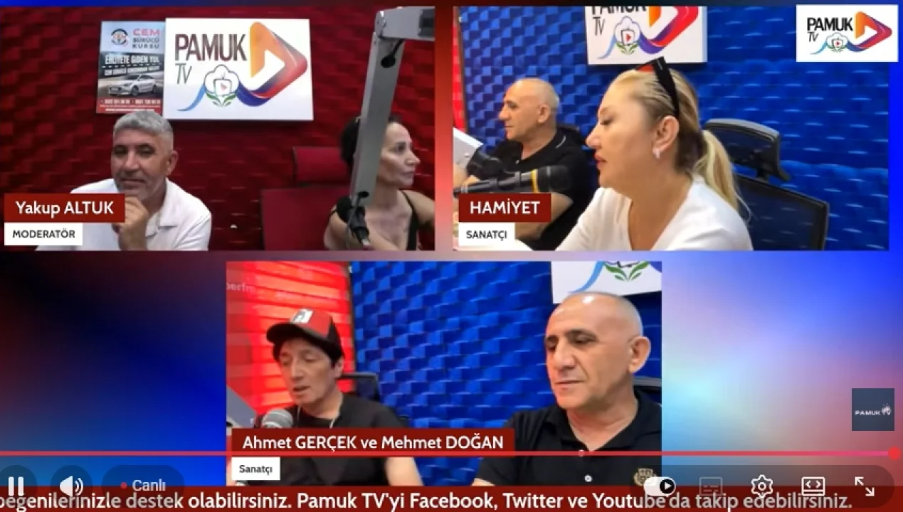 PAMUK FM 92.8 - PAMK TV [ AHMET GERÇEK ŞHOW ]