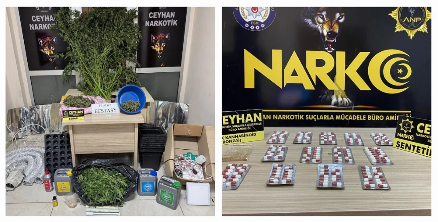 Ceyhan’da Büyük Operasyon: Silah ve Uyuşturucuya Darbe