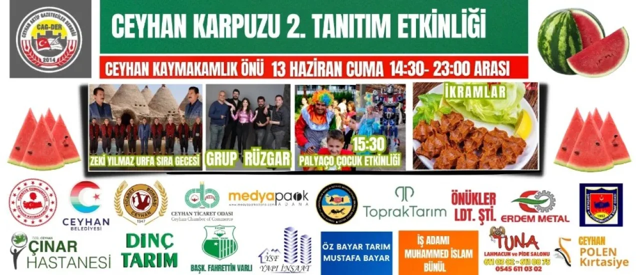 Ceyhan Yarın Renkli Görüntülere Sahne Olacak