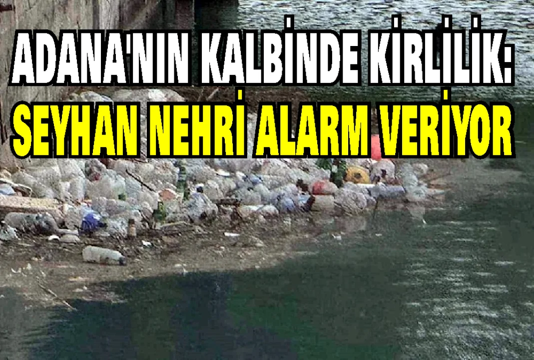 Seyhan Nehri Yosun ve Çöple Kaplandı: Vatandaştan Tepki