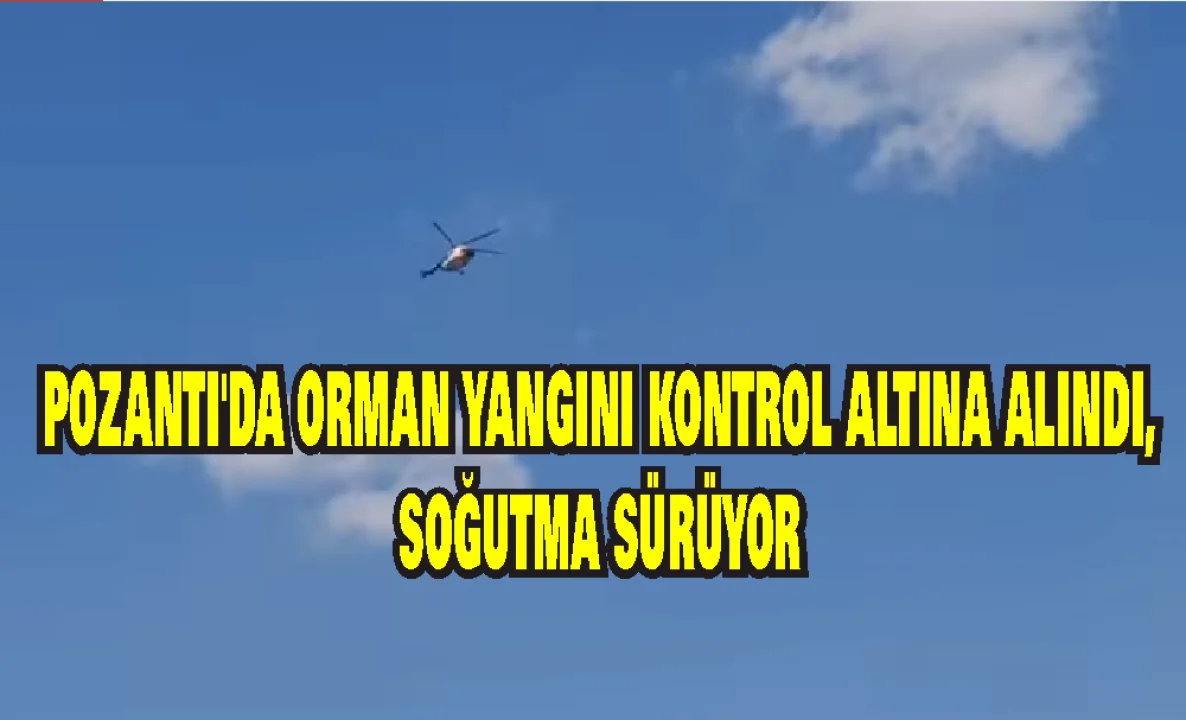 Pozantı’daki Orman Yangını Kontrol Altına Alındı