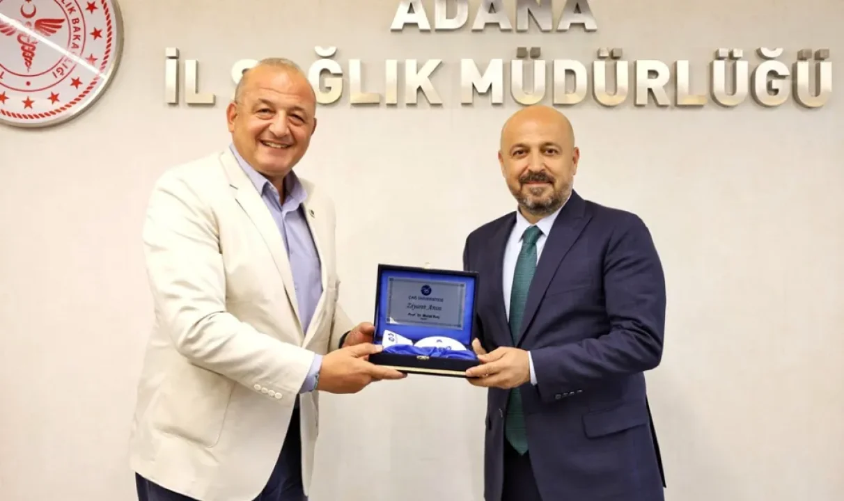 Adana İl Sağlık Müdürü Halil Nacar ve Rektör Murat Koç’tan İşbirliği Görüşmesi