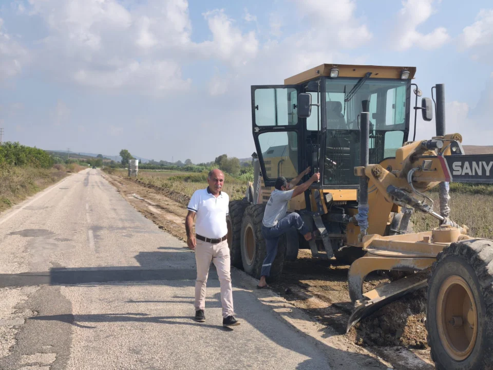 Yumurtalık’ta Yol Çalışmaları Devam Ediyor